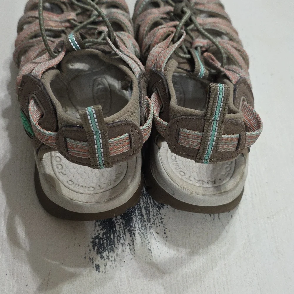 Keen Women's Multi-Color Strappy Sandals Outdoors Waterproof‎ Comfort Sz 7.5 EUC